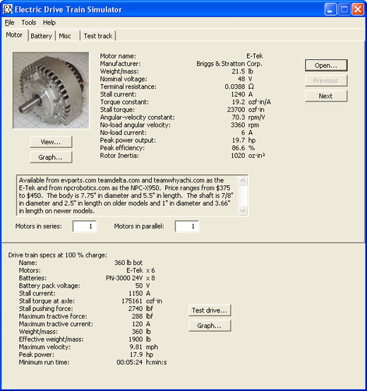 EDTSim build mode screenshot.